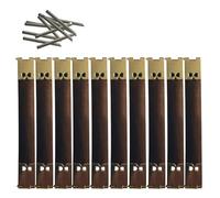 10 Pièces Accessoires Pratiques De Bouche Shrapnel Fermoir À Ressort Cadre En Métal Pour Des Projets D'Artisanat Main Et Cadre Portefeuille Résistant La Rouille