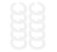 10 Pièces Adaptateur D'abat-jour, Anneau C E27 vers E14 | Fixation Sûre pour Abat-jour, Conversion de Douille, Usage Maison et Rénovation, Compact Léger