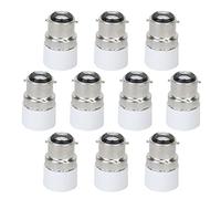 10 Pièces Adaptateur D'ampoule B22 à E14 LED Vis Ampoule Lampe Adaptateur Support Convertisseur Connecteur B22 à E14 Adaptateur De Lumière Douille Convertisseur De Base B22 à E14 Vis Ampoule Lampe Ada