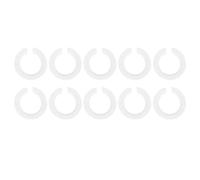 10 Pièces Adaptateur de Douille E27 vers E14, Anneau C | Installation Rapide, Rétrocompatibilité pour Rénovation Lumineuse, Usage Hôtelier, pour Capuchons E27 et E14