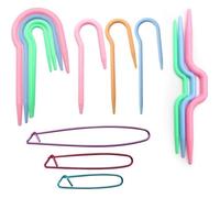 10 Pièces Aiguilles à Torsades Tricot Câble Stitch Aiguille set, 3 Porte Aiguilles à Tricoter, Aiguilles à Tricoter Auxiliaire