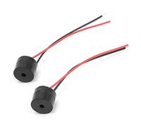 10 Pièces Alarme de Sonnerie Active Alarme de Sonnerie Piézo-Électrique YMD-12095 Alarme de Sonnerie Électronique Connecteur D'alarme Bipeur Filaire DC 3-24 V