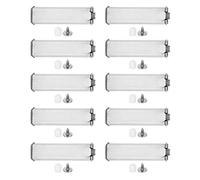 10 pièces amortisseur de loquet de porte magnétique domestique, loquet de porte d'armoire avec aimant puissant, amortisseur de porte à rebond pour meubles, armoire, tiroir,