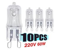 10 pièces ampoules de four G9 ampoules halogènes haute température lumière de vapeur 25w 28w 40w 60w ampoules de four longue durée 40W