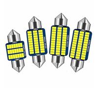 10 Pièces Ampoules Navette LED 12V 41mm 42mm C5W Canbus Sans Erreur Lumière Blanche 6000K Super Brillante Ampoule LED C5W 42mm 5W Voiture Intérieur Dôme Plafonnier Plaque