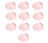 10 Pièces Amulette Cloche Pêche DIY, Laiton Rose
