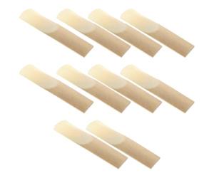 10 Pièces Anches de Saxophone Alto Force 3 Beige, Lot de Dix