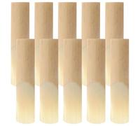 10 Pièces Anches de Saxophone Remplaçables en Bois, Lot de Dix