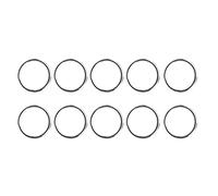 10 Pièces Anneau Acier pour Fixation D' Support Equipement sous-marine, Argent, 22mm