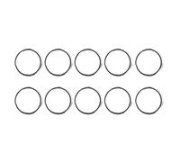 10 Pièces Anneau Acier pour Fixation D' Support Equipement sous-marine, Argent, 30mm