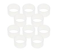10 Pièces Anneau de Fermeture pour Raquette de Tennis en Silicone | Fixation Stable du Surgrip, Effet Antidérapant, Usage Intérieur Extérieur, Style Élégant