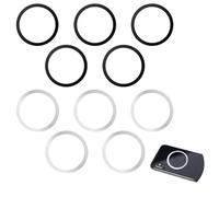 10 Pièces Anneau pour MagSafe Kit, Universel Anneau Magnétique Métallique, Compatible avec Plupart des Mobiles, Coques, Chargeur sans Fil, pour iPhone 15/14/13/12/11/X, Galaxy S23/S21/S20/S10