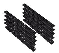 10 Pièces Anti-Pigeons, Pointes de Jardin Noires en Acier Inoxydable | Toits, Clôtures et Pergolas, Conception Plastique et Métal, Usage Humain, Protection Oiseaux et Nuisibles