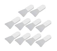 10 pièces applicateur de masque facial en silicone mini brosse de masque en silicone forme de spatule douce pour masque de boue facial masque pour les yeux lotion pour le corps (version pouce de