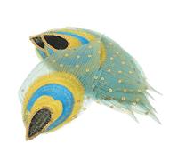 10 Pièces Appliqués de Paon pour Écussons Décoratifs à Coudre