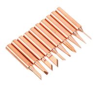 10 Pièces Assortiment de Pointes de Fer à Souder en Cuivre 900m | I, K, 2, 3c, 5c, 1.2d, 1.6d, 2.4d, 3.2d, Remplacement Facile