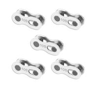 10 Pièces Attache Rapide Chaîne Vélo 10 Vitesses | Maillons Acier Réutilisables | Pour VTT & Vélo de Route | Compatible Shimano/SRAM | Résistance 950kgf