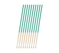 10 Pièces Auriculaire à Poignée Antidérapante, Vert | Outil de Nettoyage du Cérumen, Format Manuel, Usage Auriculaire, Finition