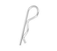 10 pièces B Type goupille fendue fer galvanisé pinces à ressort tracteur retenant goupille fendue Clips attache épingle à cheveux(3.5*75mm（10pcs）)