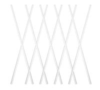 10 Pièces Baguette de Laboratoire en Verre pour Bécher, 11,8 | Extrémités Rondes Polies, Contrôle Stable, Réduit les Éclaboussures, pour Mélange Indicateur et Réglage Ph