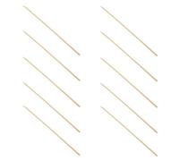 10 Pièces Baguettes de Marionnettes D'ombres en Bois Rond, Beige