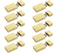 10 Pièces Bambou Naturel Clé Usb 3.0 16 Go Usb 3.0 Stick Pour Les Enseignants Et Les Professeurs[SDC631458]