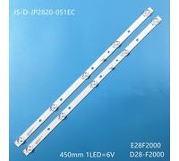 10 Pieces Bande de rétroéclairage LED pour JS-D-JP2820-051EC(60416) E28F2000 D28-F2000 Telefunken TF-LED28S19 Vekta LD-28SR4215BT HD-28J2201 ""Nipseyteko