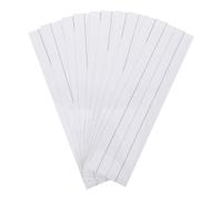 10 Pièces Bandes Magnétiques Effaçables Lignées à Quatre Cases | Plastique Blanc Réutilisable, Support Magnétique, Écriture Fluide sur Tableaux Blancs et Réfrigérateurs, Exercices de Lecture