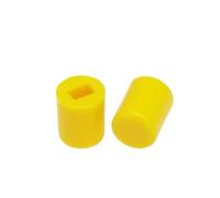 10 pieces/batch 5-color button switch A06 6 * 7mm suitable for 5.8 * 5.8 7 * 7 8 * 8 8.5 * 8.5 Cap Hat Kits NWPNLXEA(Gelb)
