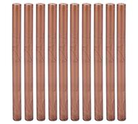 10 pièces bâton de cire à cacheter, 10x0.7 cm bâtons de scellement de cire pour pistolet à colle bâtons de scellage à chaud flexibles sans fumée pour invitations de mariage, (Couleur cuivre)