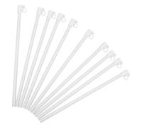 10 Pièces Bâton de Lanterne Portatif en Abs Blanc