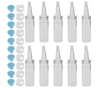 10 Pièces Biberon en Verre 15ml, Alimentation Douce | Corps Transparent, Dosage Précis, Réutilisable, pour Garçon Fille Écureuils et Animaux Orphelins