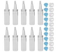 10 Pièces Biberon pour Mini Hamster 15ml en Verre | Sugar Gliders et Petits Orphelins, Usage Simple, Réduit le Gaspillage, Convient aux Débutants