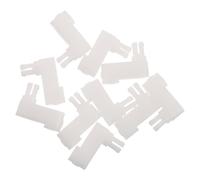10 Pièces Biellette de Moteur Oscillant Ac, Plastique Blanc | Réduit les Arrêts, Améliore L’orientation D’air, Usage en Atelier de Réparation et Système Hvac Intérieur