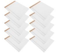 10 Pièces Bloc-notes Juridique Déchirable à Lignes, 30 Pages