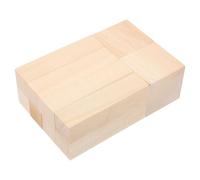 10 Pièces Blocs de Bois de Tilleul à Sculpter pour Débutants
