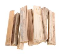 10 Pièces Bois de Chauffage Dur 22cm pour Four à Pizza et Cuisson | Bois de Pin Carbonisé, Arôme Fumé , Adapté aux Foyers de Table, Braseros et Feux de Camping