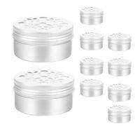 10 Pièces Boîte à Odeur pour Chien 80ml en Aluminium, Entraînement | Couvercle Rond Percé, Surface Brillante, Placement Ludique, Adaptée aux Exercices Intérieurs Friandises Canines