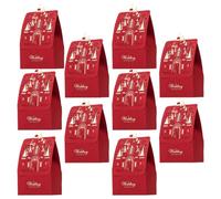 10 Pièces Boîte de Bonbons de Mariage Château en Carton Rouge | Coffret Romantique pour Invités et Proches, Usage Fête, Rangement Bijoux et Biscuits, Style Créatif