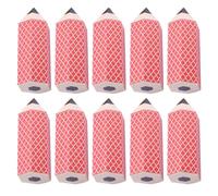10 Pièces Boîte de Bonbons, Papier Rouge, Style Crayon Cartoon | Coffret Présent Ludique, Rangement Compact pour Petites Douceurs, Distribution Scolaire, Décor Classe