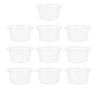 10 Pièces Boîte de Nourrissage pour Reptiles Transparente en