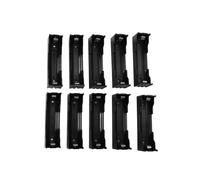 10 pieces boite du compartiment des piles ouvert noir 3.7V batterie 18650