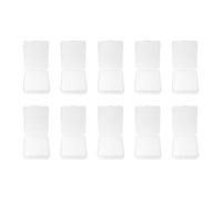 10 Pièces Boîte en Plastique Transparente PP, Rangement | Organisation Compacte, Couvercle Anti-poussière, Format Voyage, pour Trousse Beauté et Accessoires