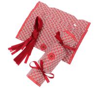 10 Pièces Boîtes à Bonbons de Fête Rouges en Papier | Boîte Présent Réutilisable, Design Élégant et Charmant, pour Célébrations, Lot de Petites Boîtes