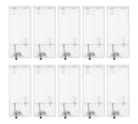 10 Pièces Boîtier de Pile AA Transparent en Plastique | ABS Compact et Portable, Remplacement pour Usages Extérieurs et Fêtes