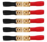 10 Pièces Bornes à Sertir pour Haut-Parleur de Voiture, Cuivre | Installation Facile pour Systèmes Audio Automobiles, Usage Fil et Enceinte, Plastique et Cuivre, Connectique Fiable