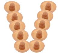 10 Pièces Bouchon à Joint de Bouteille d'eau, Silicone Anti-Fuite | Bouteilles D'eau et Gourdes Isothermes Garçon et Filles, Installation Facile, Couleur Café, Lot de Remplacement