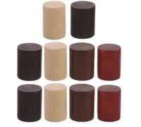 10 Pièces Bouchon de Flacon de Parfum en Bois Cylindre 15 Dents