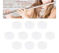 10 pièces bouchon de trou de flûte en caoutchouc bouchons de trou ouvert doux pour accessoire universel de pièces de réparation de flûte(Transparent CF99), Accessoires De Jeu