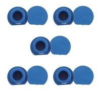 10 Pièces Bouchon de Vidange pour Lavabo de Shampoing, PVC Bleu